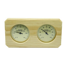 Sauna Thermometer Fahrenheit Hygrometer Gauge 2-In-1 Indoor Outdoor Sauna Thermostat For Traditional And Outdoor Saunas