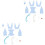 2 Sets Origami Crane Car Interior Pendant Diy Kit 5