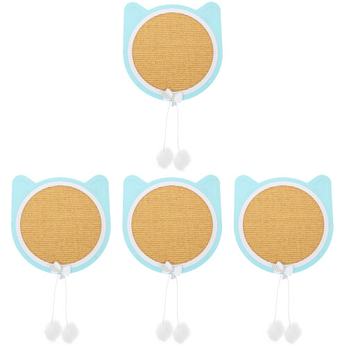 4Pcs Replaceable Cat Scratching Board With Suction Cups 1