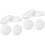 8 Pcs Glass Tea Saucers Cup Mats Set 6