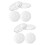 8 Pcs Glass Tea Saucers Cup Mats Set 9