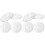 8 Pcs Glass Tea Saucers Cup Mats Set 4
