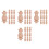 40 Pcs Mini Wood Spindles For Indoor Stair Railing Balusters 7