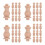40 Pcs Mini Wood Spindles For Indoor Stair Railing Balusters 5