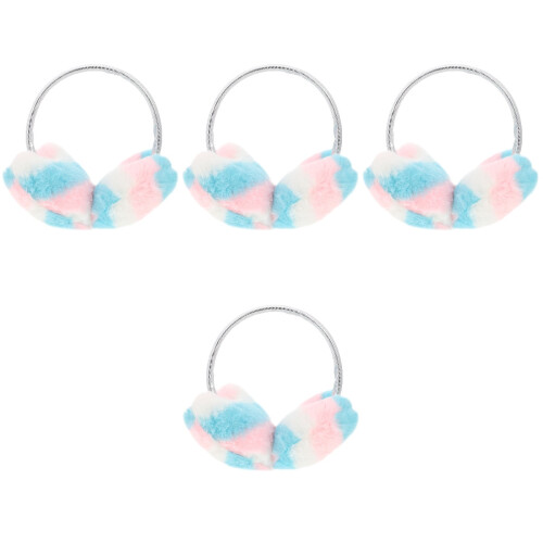 4Pcs Comfortable Plush Ear Muffs Winter Ear Protection Cover 2