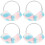 4Pcs Comfortable Plush Ear Muffs Winter Ear Protection Cover 5