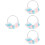 4Pcs Comfortable Plush Ear Muffs Winter Ear Protection Cover 6