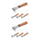 8 Pcs Bark Spud Debarking Tool For Log Peeling And Weed Removal 4