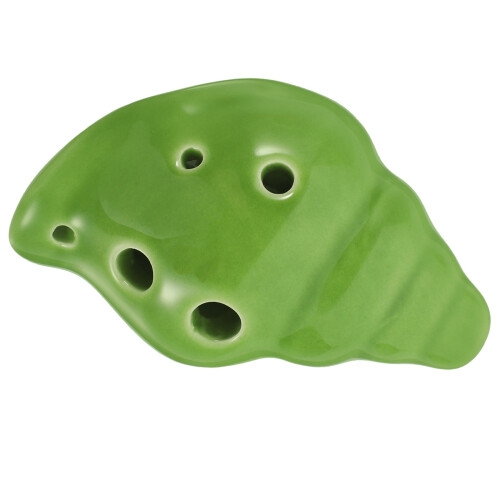 3Pcs Conch Shape 6-Hole Ceramic Ocarina Instrument 2