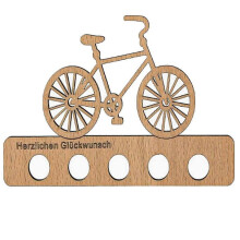 Bike Birthday Money Gift Cash Holders Money Box 5 Holes Unique Gifts Wooden Crafts Money Gift for Cyclists
