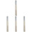 4Pcs Wooden Handle Replacement Grip 4