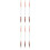 6 Pcs  -End Eyeshadow Brushes Heart Shaped Silicone Eyeshadow Brushes 5