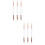 6 Pcs  -End Eyeshadow Brushes Heart Shaped Silicone Eyeshadow Brushes 7