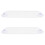 8 Pcs Clear Acrylic Parking Permit Holder With Suction Cups 1