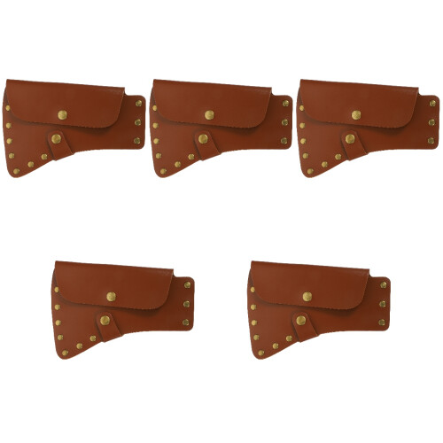 5Pcs Universal Portable Leather Hatchet Storage Covers 2