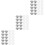 300Pcs Durable Plastic Iron Bolt Caps for Decor Protective Screw Caps 7