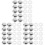 300Pcs Durable Plastic Iron Bolt Caps for Decor Protective Screw Caps 4