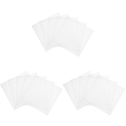 36 Pcs Mesh Canvas Sheets For Embroidery And Cross Stitch Crafting 1