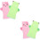2 Count Bath Mitts For Kids Body Scrub Gloves Exfoliating Shower 8