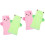 2 Count Bath Mitts For Kids Body Scrub Gloves Exfoliating Shower 6
