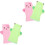 2 Count Bath Mitts For Kids Body Scrub Gloves Exfoliating Shower 5