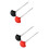 2 Pieces Stiring Spoon Serving Spoons For Cooking Silicone Ladle 7