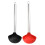 2 Pieces Stiring Spoon Serving Spoons For Cooking Silicone Ladle 9