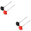 2 Pieces Stiring Spoon Serving Spoons For Cooking Silicone Ladle 6