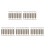 40 Pcs Motorcycle Stainless Steel Spring Hooks 7