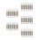 40 Pcs Motorcycle Stainless Steel Spring Hooks 10
