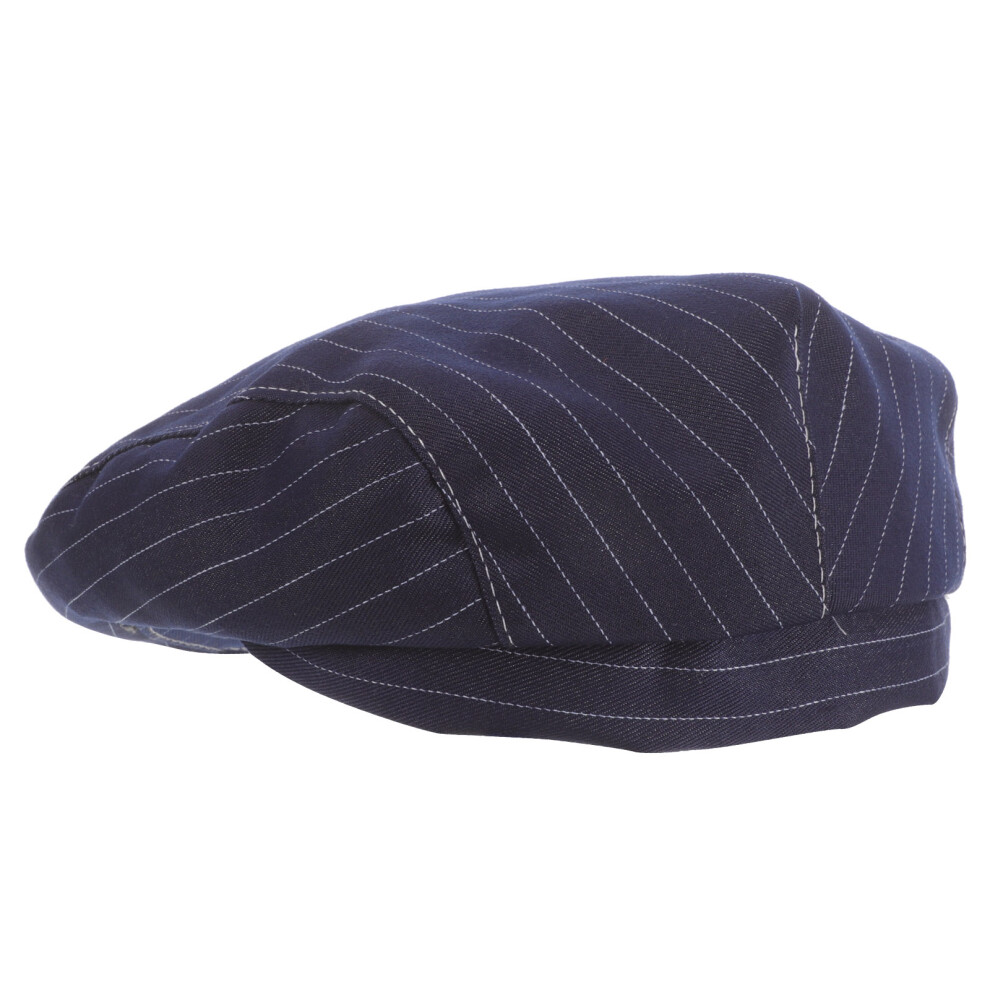 Breathable Stripe Chef Hat For Restaurant Cook Unisex 013540960208
