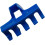 Badminton Stringing Racquet Load Spreader Two-Piece Blue Compatible With Most Badminton Stringing Machines 5