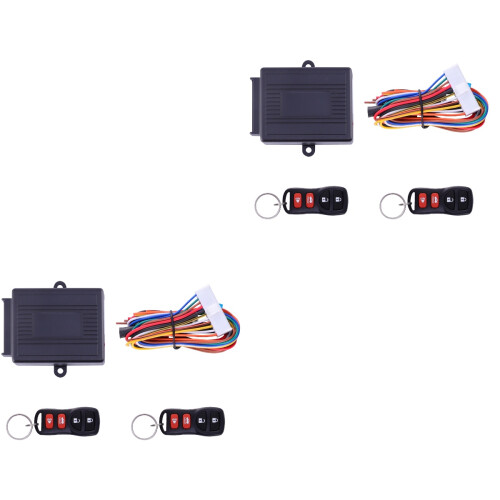 2 Sets Simple Remote Security System For Automobile 2
