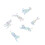 12 Sheets Unique Dog Window Decals Refraction Stickers Decor 2