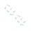 12 Sheets Unique Dog Window Decals Refraction Stickers Decor 9