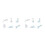 12 Sheets Unique Dog Window Decals Refraction Stickers Decor 8