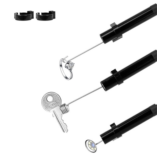 2.4" IPS Industrial Endoscope 8mm Waterproof Borescope 2m 2