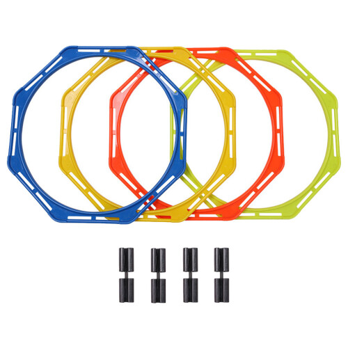 3 Pack Soccer Agility Rings Football Training Circle