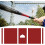 Baseball Batting Mat For Teens Indoor Training Equipment Exercise Pad Correct Posture Red 2