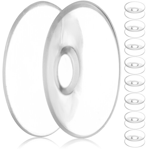 2 Pack Double Sidedsuction Cups Clear Pvc Sucker Pads Double-Sided