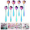 8Pcs Wine Stirrer Flower Shape Stainless Mixing Spoon 8