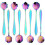 8Pcs Wine Stirrer Flower Shape Stainless Mixing Spoon 4