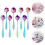 8Pcs Wine Stirrer Flower Shape Stainless Mixing Spoon 9