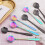 8Pcs Wine Stirrer Flower Shape Stainless Mixing Spoon 6