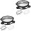 2 Count Watch Screen Protector Protective Case Full Coverage Creative 5