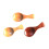 6Pièces Cuillères Bois Multi-Couleurs Pour Usage Familial 1