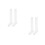 2Paires Hautes Blanches Coton Respirantes 10