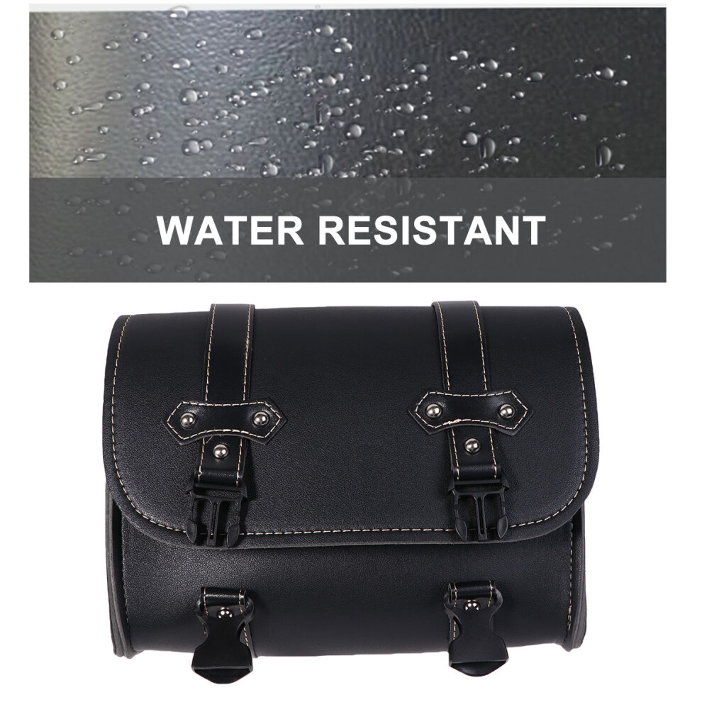Motorcycle Side Bag Pu Saddlebag Pouch Accessories 013609815418