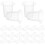 50Pcs Hydroponic Net Pots Reusable Plastic Mesh Cups For Hydroponics 10