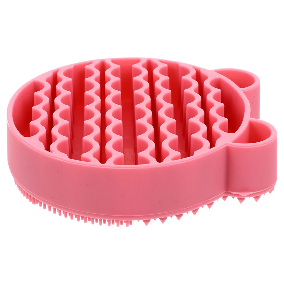 Artibetter 2 In 1 Silicone Makeup Brush Cleaning Mat And Storage Holder